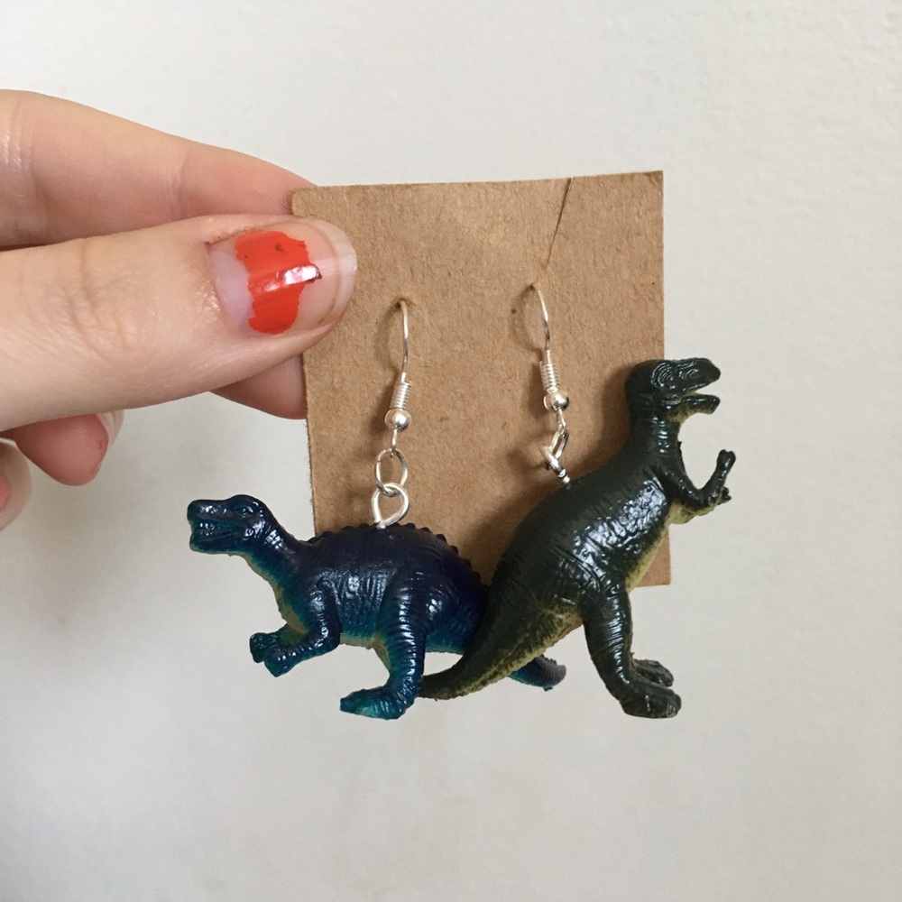 🦕More dino earrings 🦖